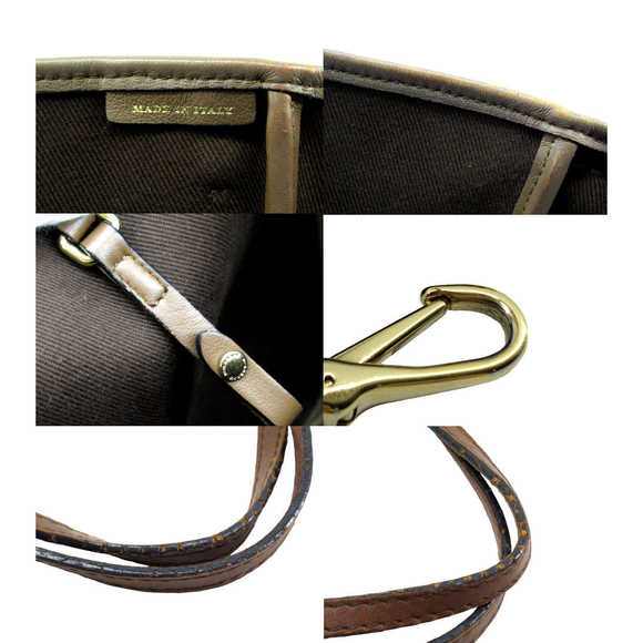 Burberry London England Tote Bag Canvas Beige - Picture 4 of 6